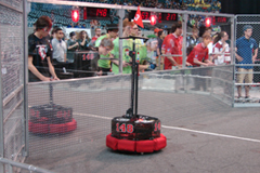 Team 148 drivers with 2008 robot, "Tumbleweed"